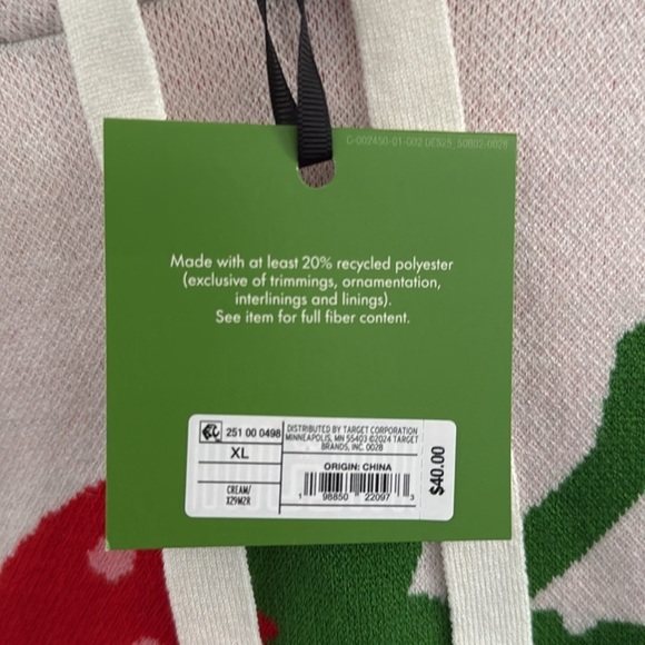 Kate Spade New York x Target Strawberry Hooded Sweatshirt XL - Picture 7 of 8